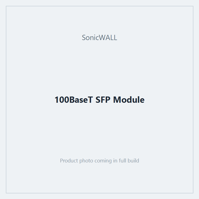 100BaseT SFP Module