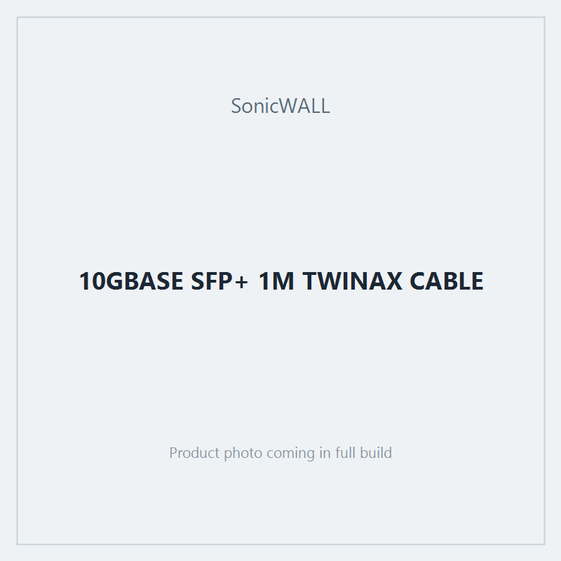10GBASE SFP+ 1M TWINAX CABLE