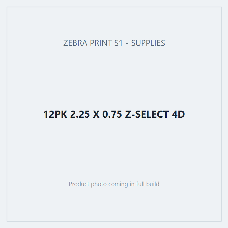 12PK 2.25 X 0.75 Z-SELECT 4D