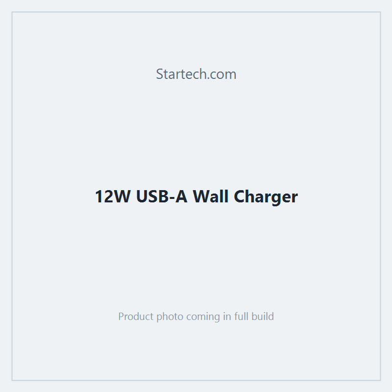 12W USB-A Wall Charger