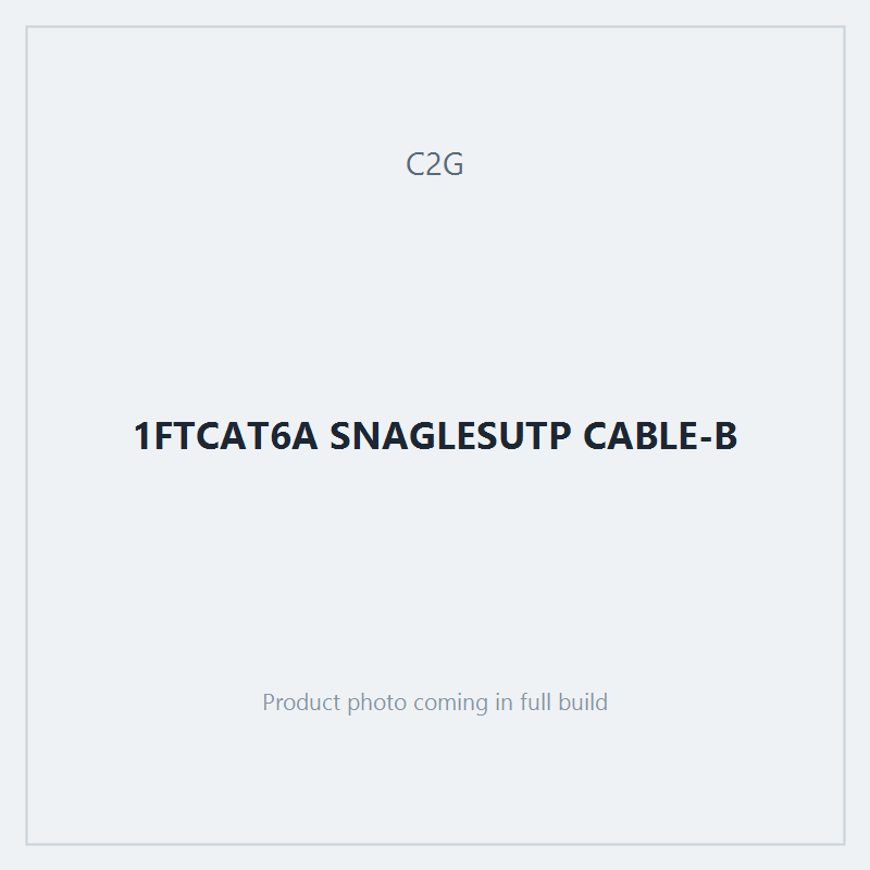 1FTCAT6A SNAGLESUTP CABLE-B