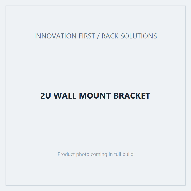 2U WALL MOUNT BRACKET