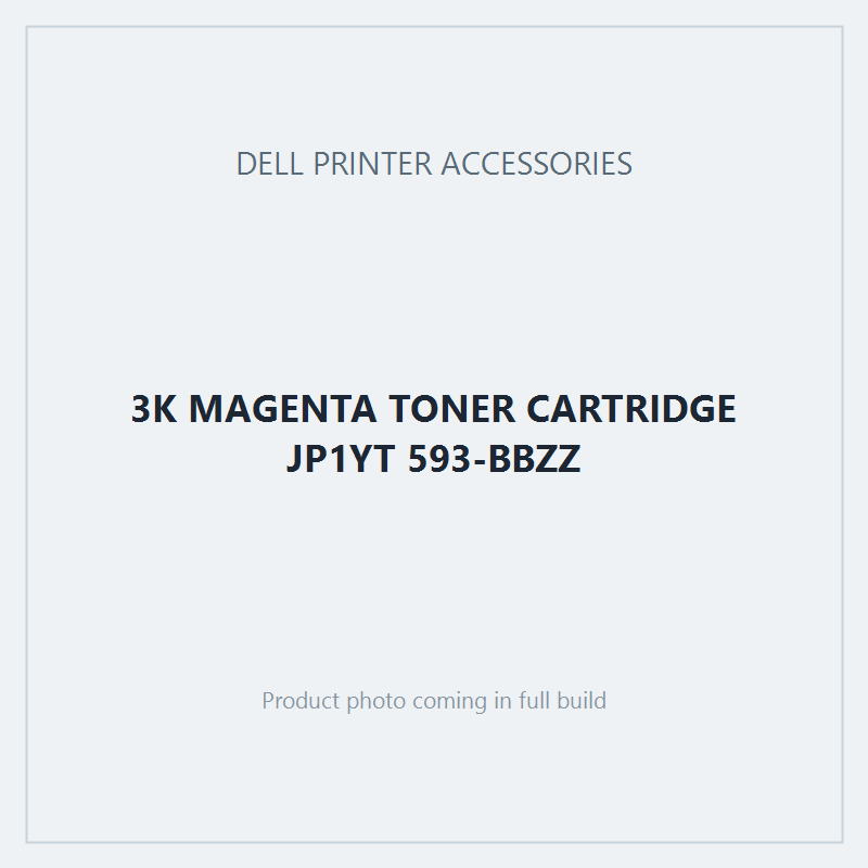 3K MAGENTA TONER CARTRIDGE JP1YT 593-BBZZ