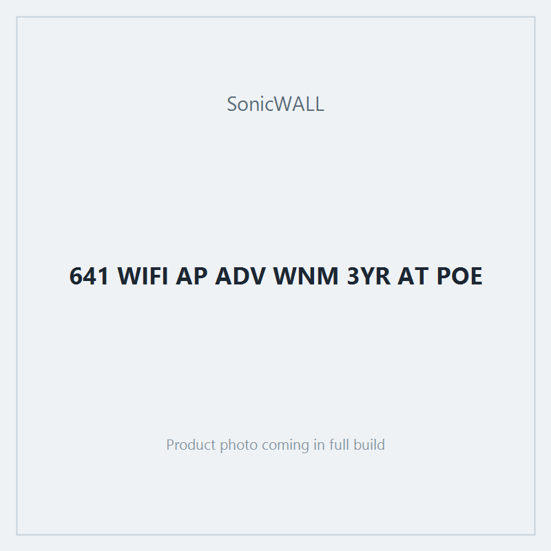 641 WIFI AP ADV WNM 3YR AT POE