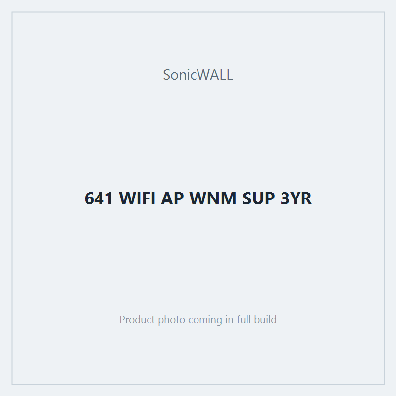 641 WIFI AP WNM SUP 3YR