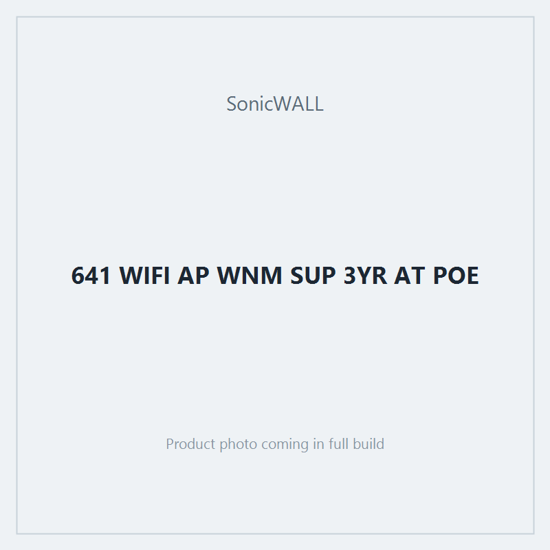 641 WIFI AP WNM SUP 3YR AT POE