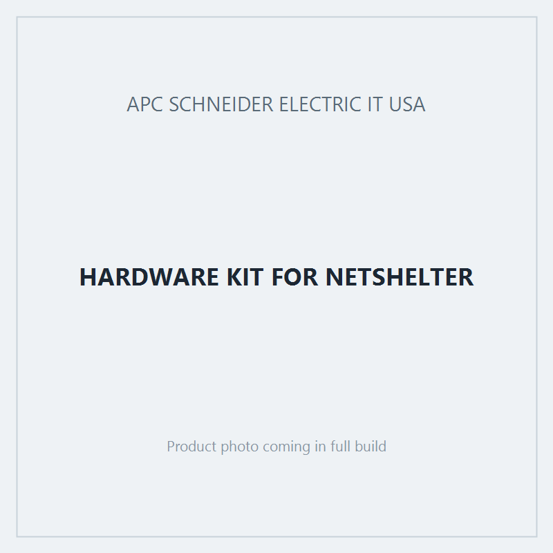 HARDWARE KIT FOR NETSHELTER