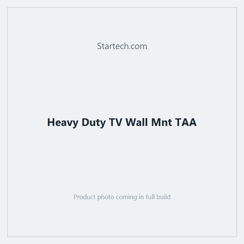 Heavy Duty TV Wall Mnt TAA