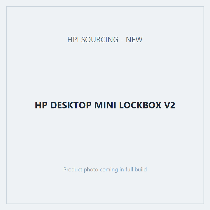 HP DESKTOP MINI LOCKBOX V2