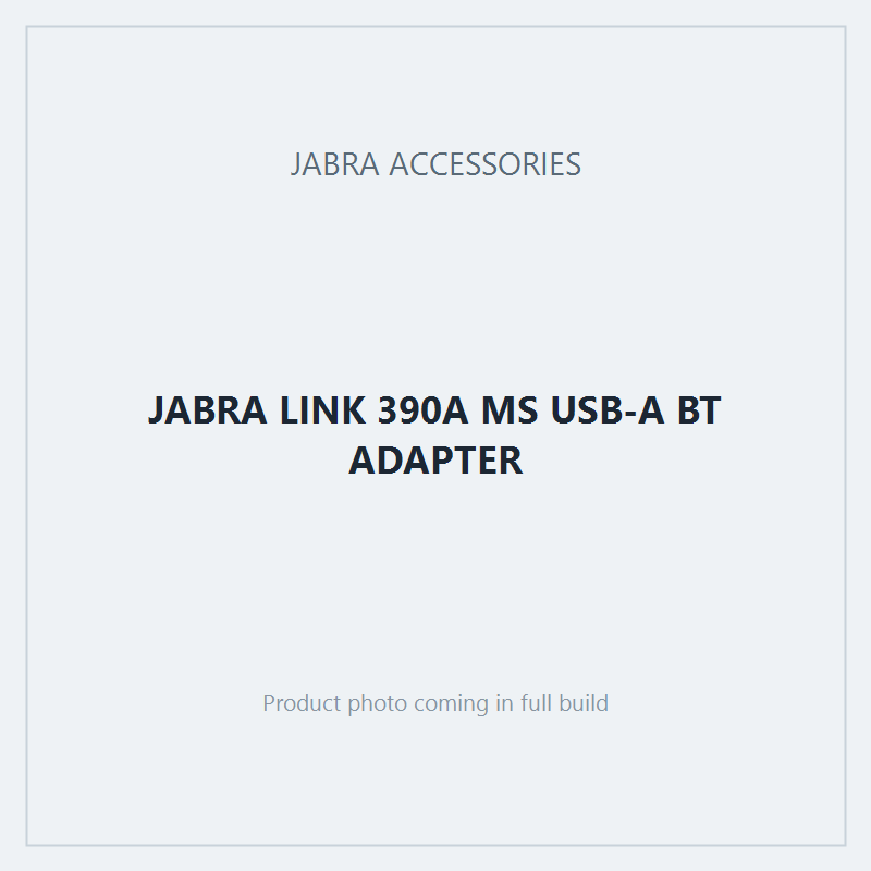 JABRA LINK 390A MS USB-A BT ADAPTER