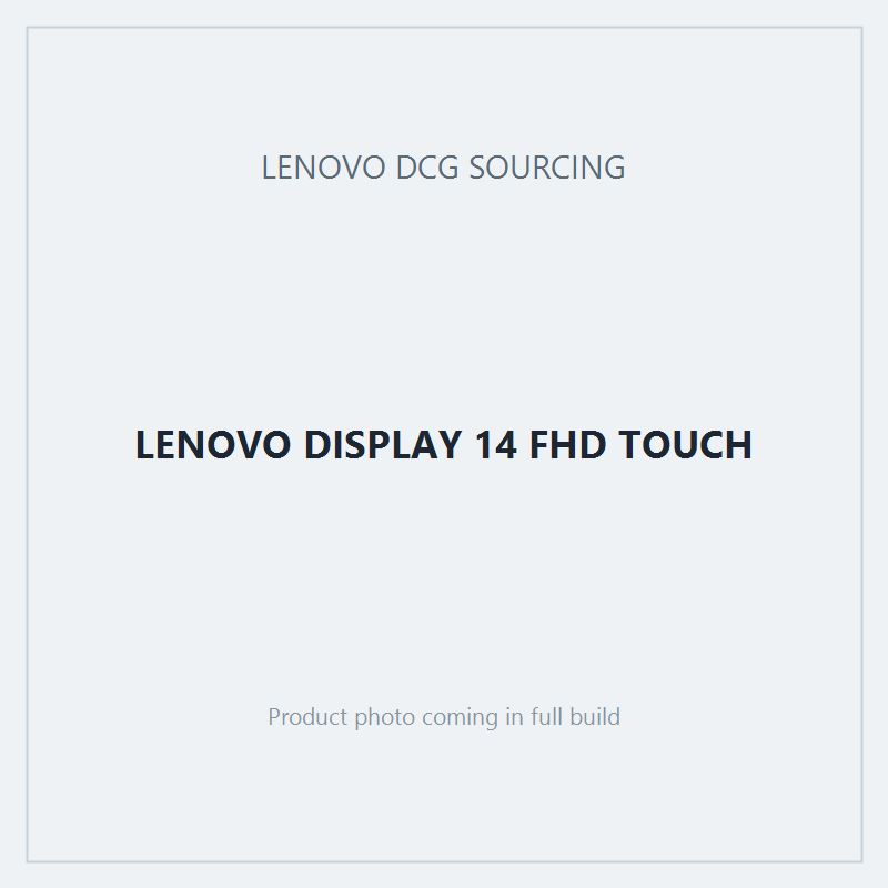 LENOVO DISPLAY 14 FHD TOUCH