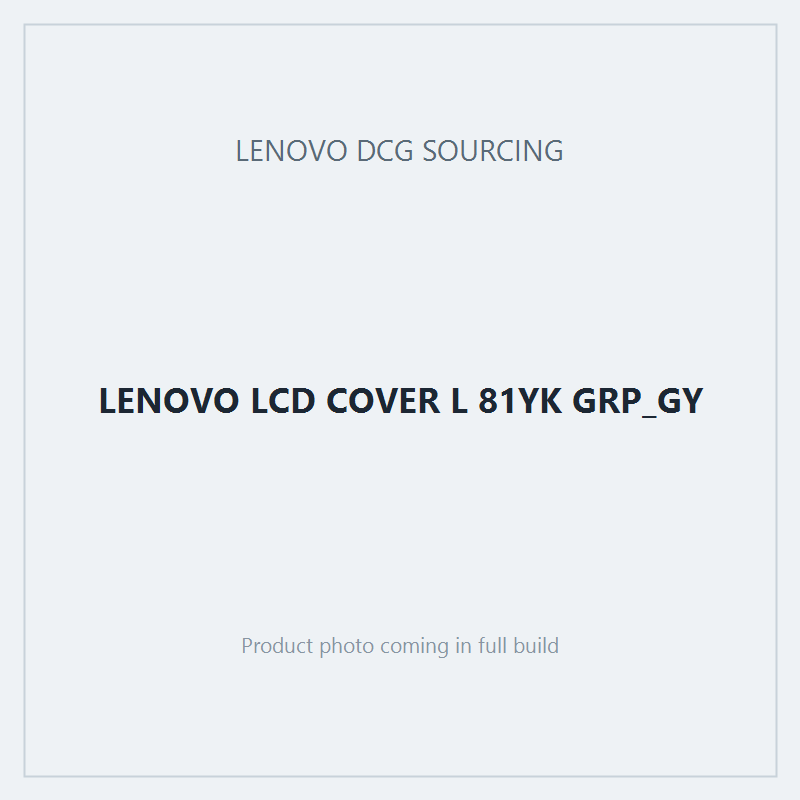 LENOVO LCD COVER L 81YK GRP_GY