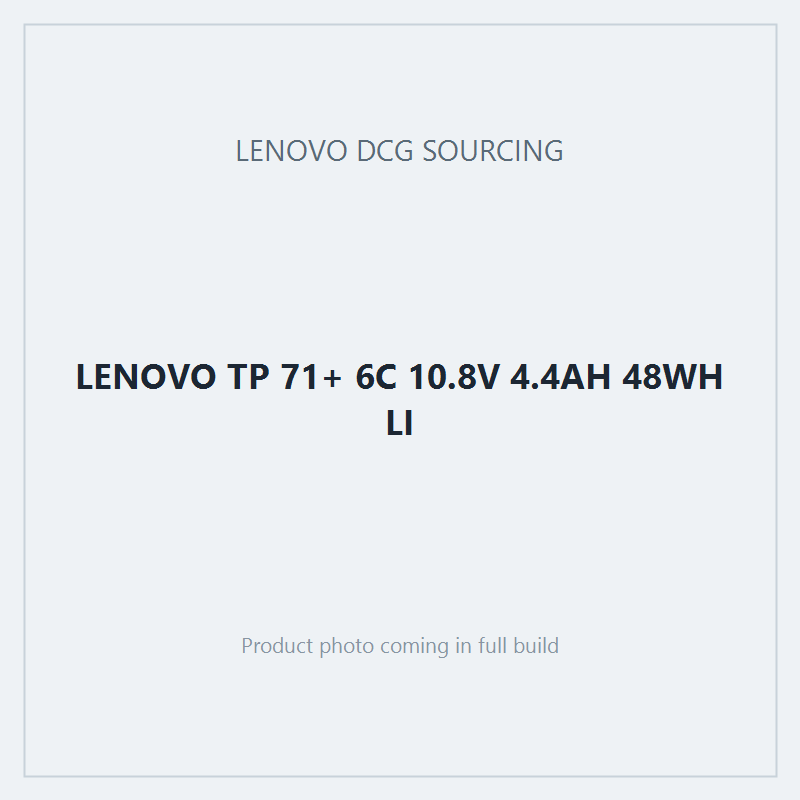 LENOVO TP 71+ 6C 10.8V 4.4AH 48WH LI