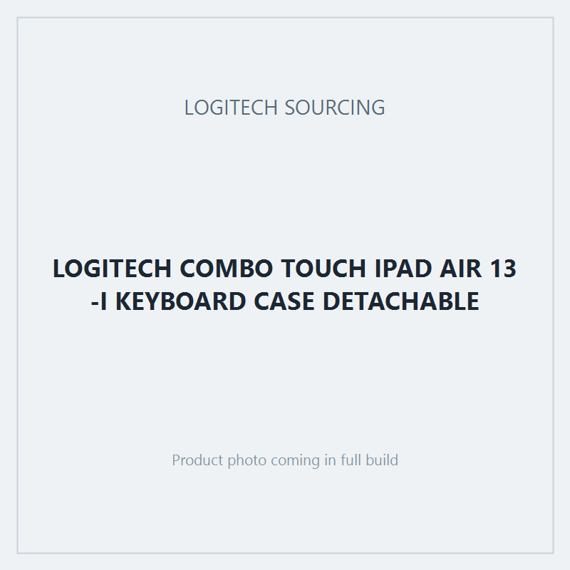 LOGITECH COMBO TOUCH IPAD AIR 13-I KEYBOARD CASE DETACHABLE