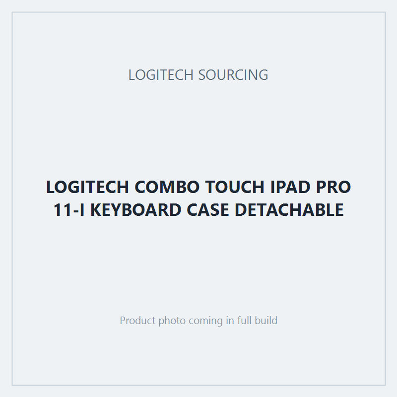 LOGITECH COMBO TOUCH IPAD PRO 11-I KEYBOARD CASE DETACHABLE