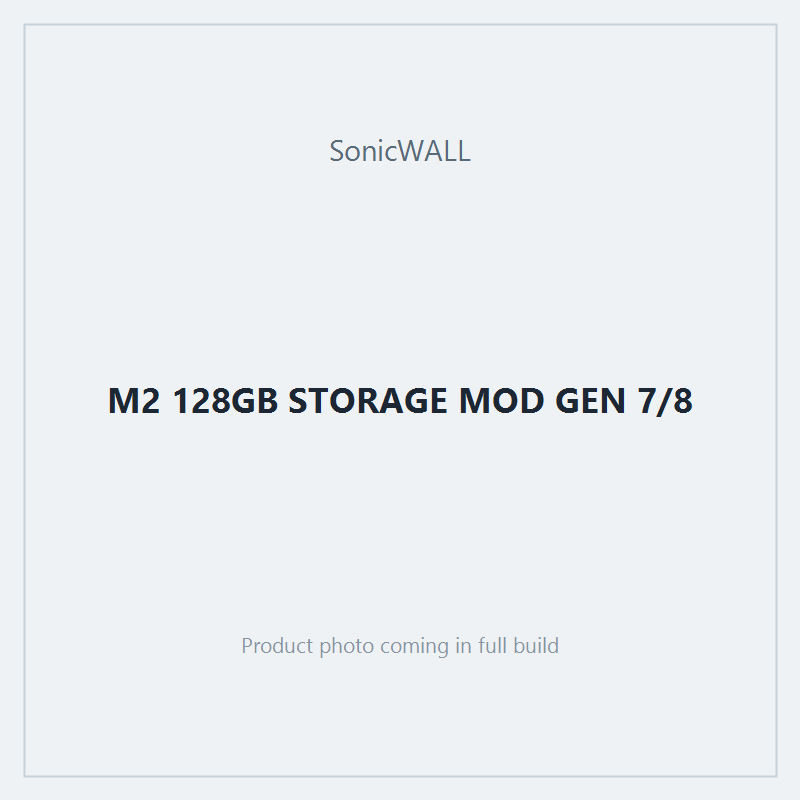 M2 128GB STORAGE MOD GEN 7/8