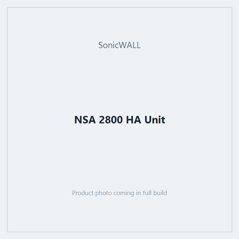 NSA 2800 HA Unit