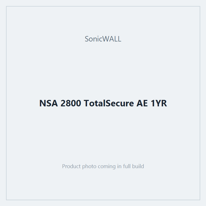 NSA 2800 TotalSecure AE 1YR