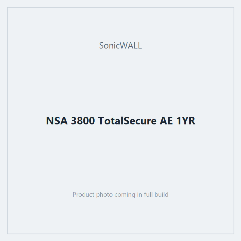 NSA 3800 TotalSecure AE 1YR