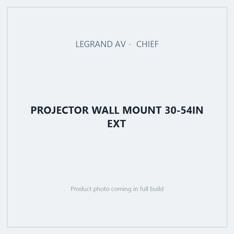 PROJECTOR WALL MOUNT 30-54IN EXT