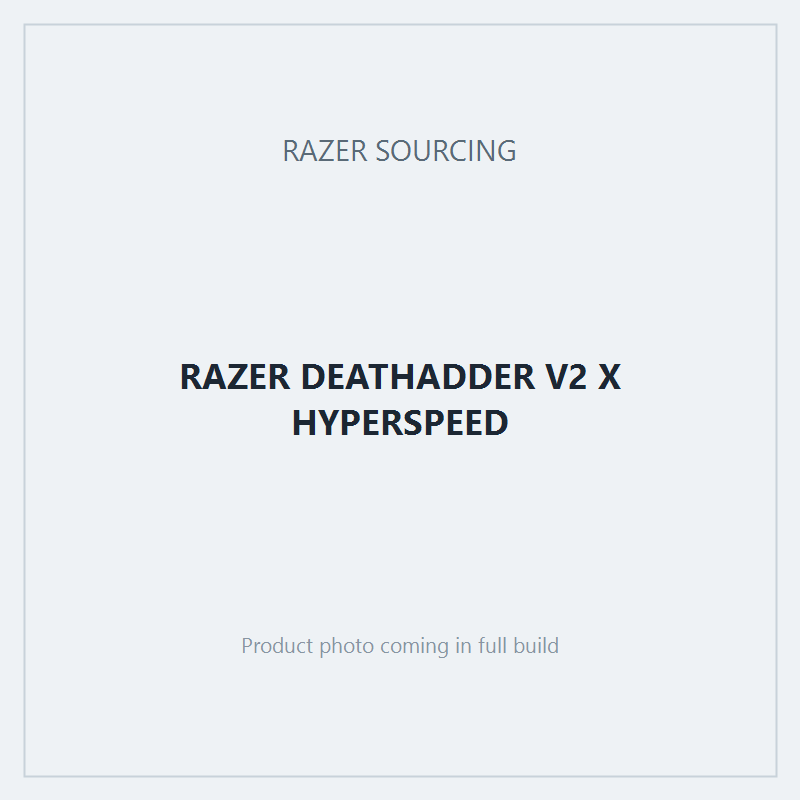 RAZER DEATHADDER V2 X HYPERSPEED