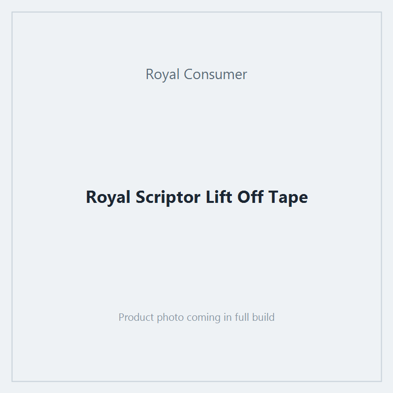 Royal Scriptor Lift Off Tape