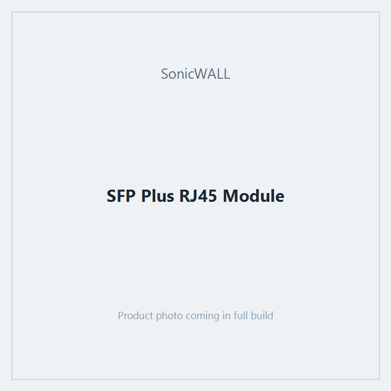 SFP Plus RJ45 Module