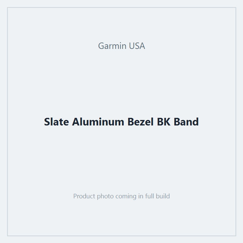 Slate Aluminum Bezel BK Band