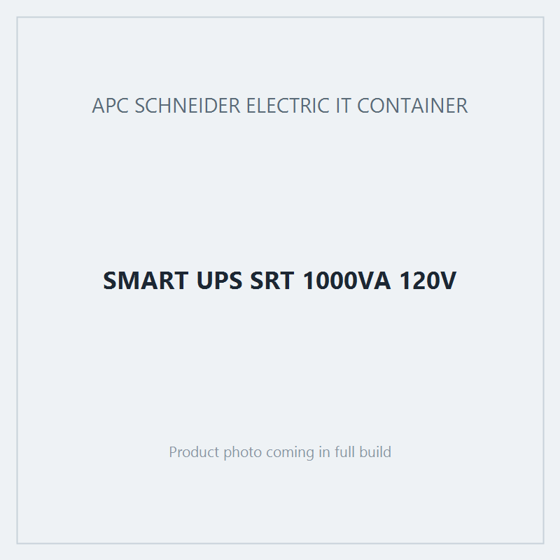 SMART UPS SRT 1000VA 120V