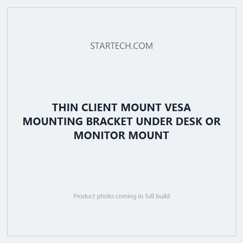 THIN CLIENT MOUNT VESA MOUNTING BRACKET UNDER DESK OR MONITOR MOUNT