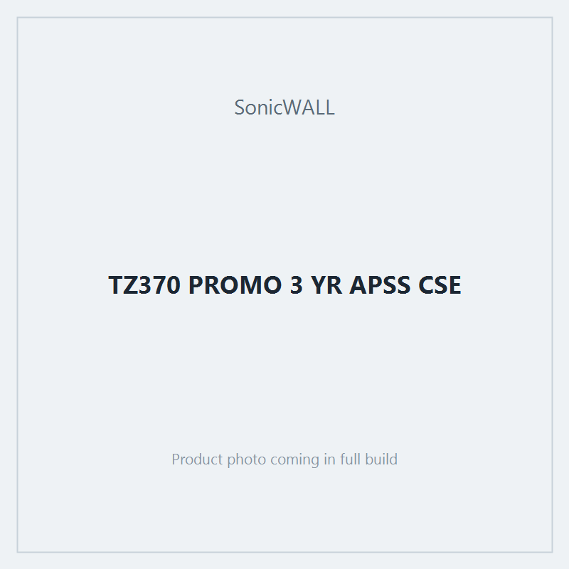 TZ370 PROMO 3 YR APSS CSE
