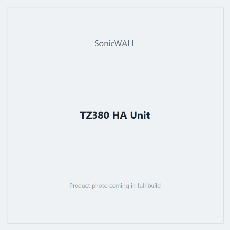 TZ380 HA Unit