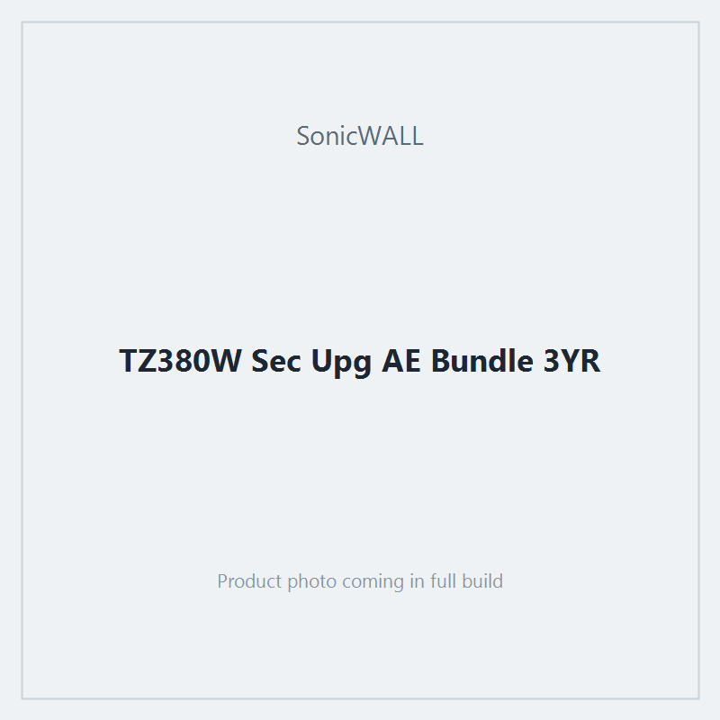 TZ380W Sec Upg AE Bundle 3YR