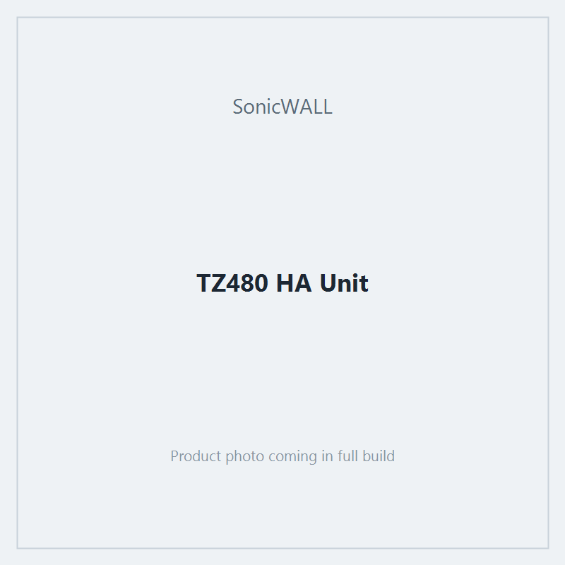 TZ480 HA Unit