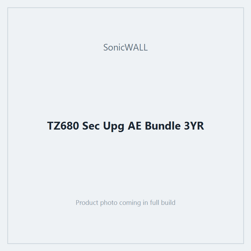 TZ680 Sec Upg AE Bundle 3YR