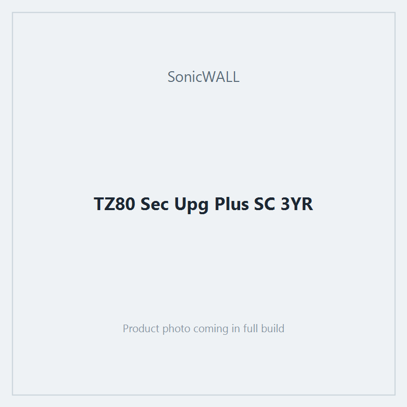 TZ80 Sec Upg Plus SC 3YR