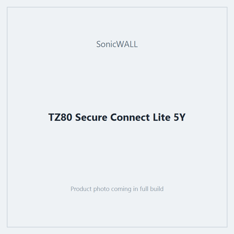 TZ80 Secure Connect Lite 5Y