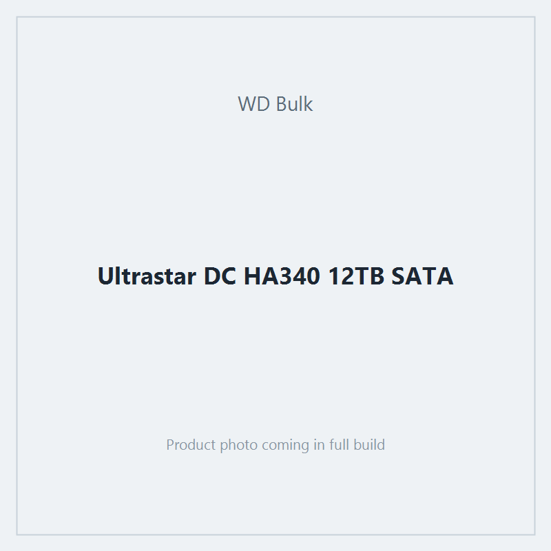 Ultrastar DC HA340 12TB SATA