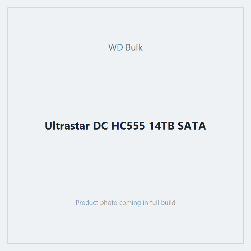 Ultrastar DC HC555 14TB SATA