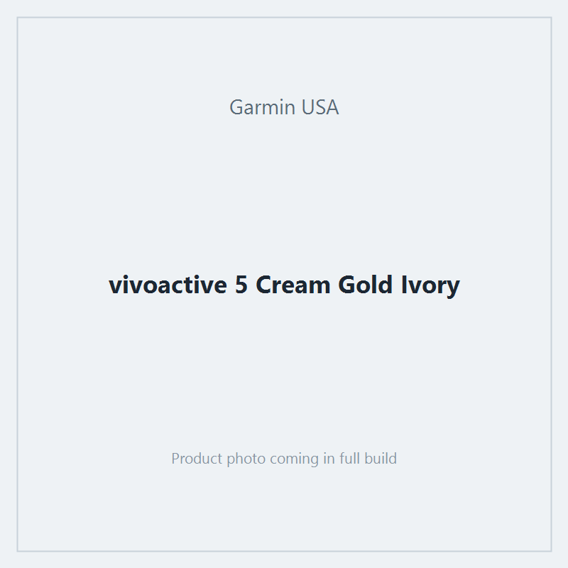 vivoactive 5 Cream Gold Ivory