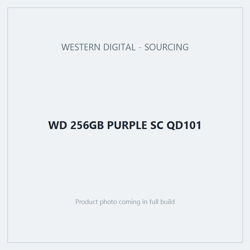 WD 256GB PURPLE SC QD101