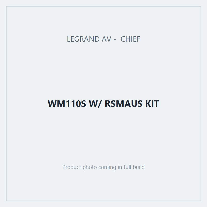 WM110S W/ RSMAUS KIT