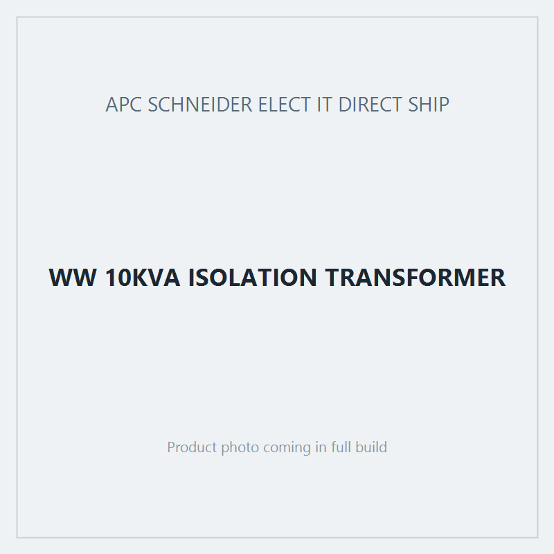 WW 10KVA ISOLATION TRANSFORMER